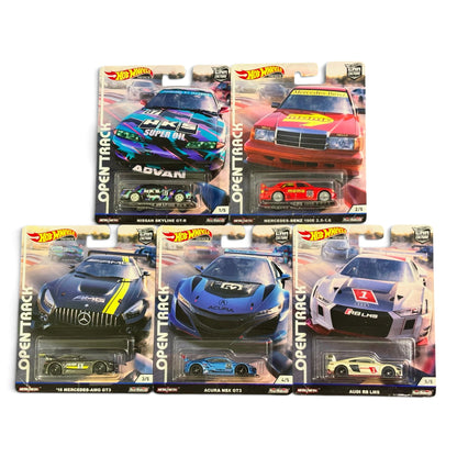 Hot Wheels premium car culture Open Track (2019) set of 5