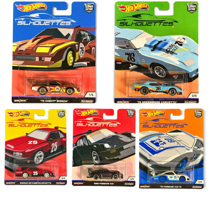 Hot Wheels premium car culture silhouettes (2019) set of 5