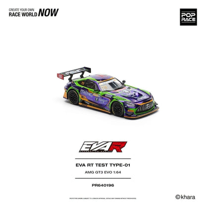[Pre-Order]: POP RACE PR640196 EVA RT TEST TYPE -01 AMG GT3 EVO MACAU GP 2023