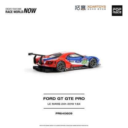 [Pre-Order]: POP RACE PR640609 FORD GT GTE PRO LE MANS 24H 2019