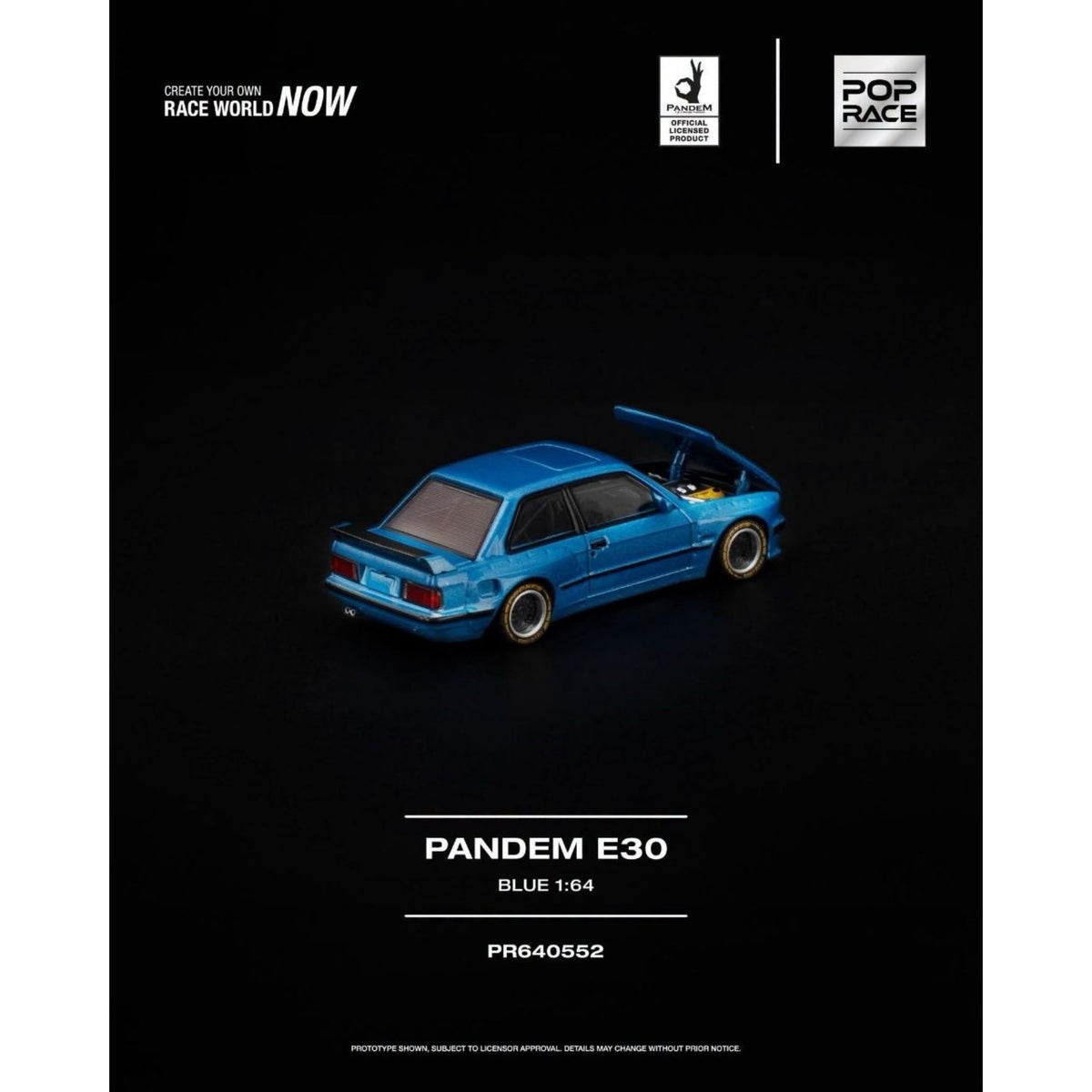 [Pre-Order]: Pop Race PR640552 PANDEM E30 BLUE