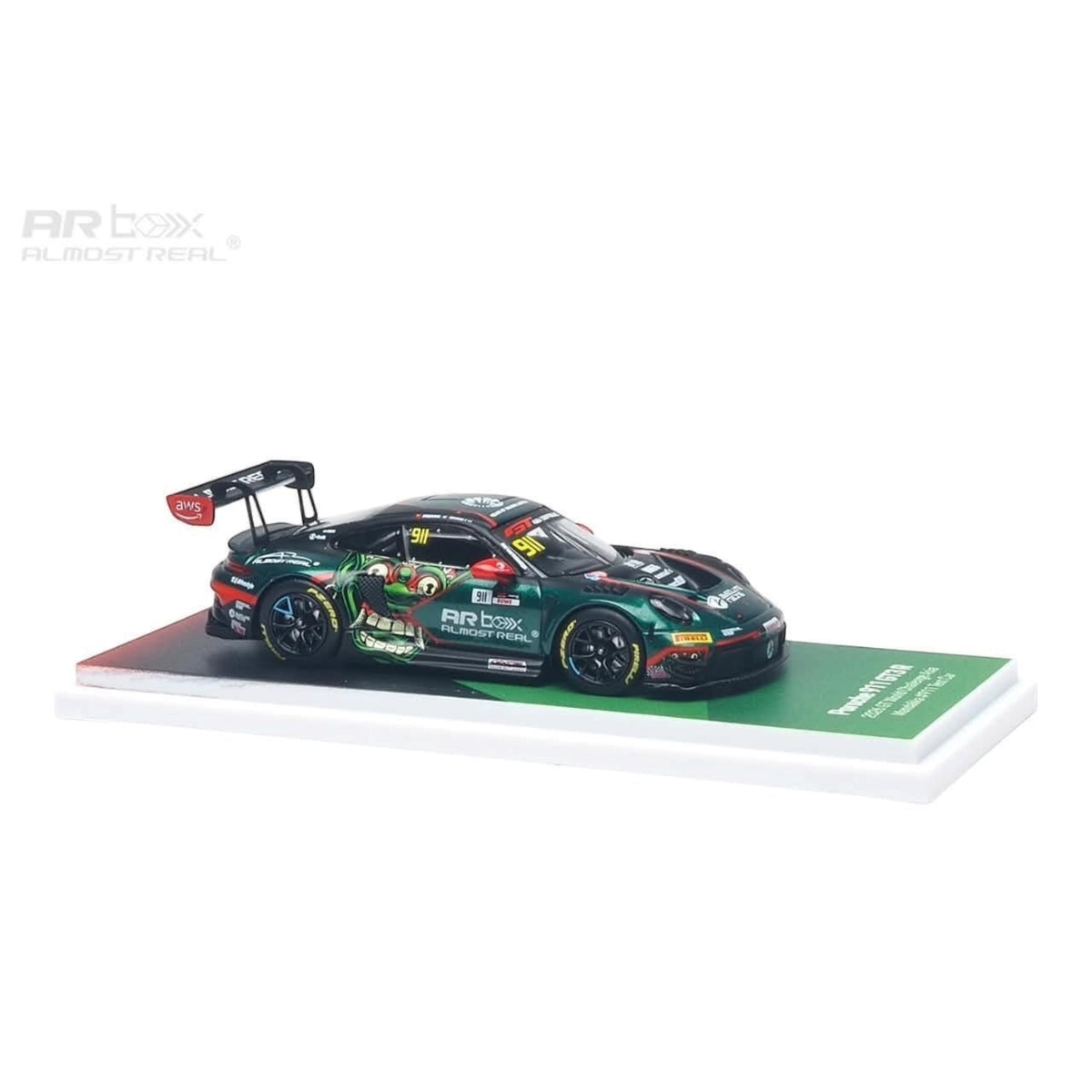 [Pre-Order]: AR Box 2026 GT World Challenge Asia Mandalika #911 68-2 Test Car Green Livery(640006011)