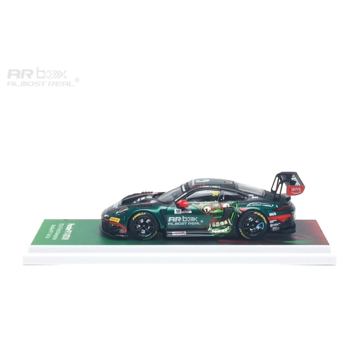 [Pre-Order]: AR Box 2026 GT World Challenge Asia Mandalika #911 68-2 Test Car Green Livery(640006011)