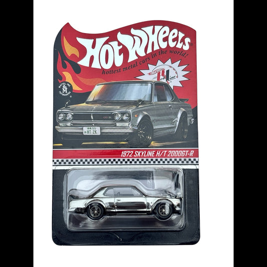 Hot Wheels RLC 1972 Nissan Skyline H/T 2000 GT-R Hakosuka Spectraflame Shadowchrome 1:64 | RLC Exclusive #22269/30000