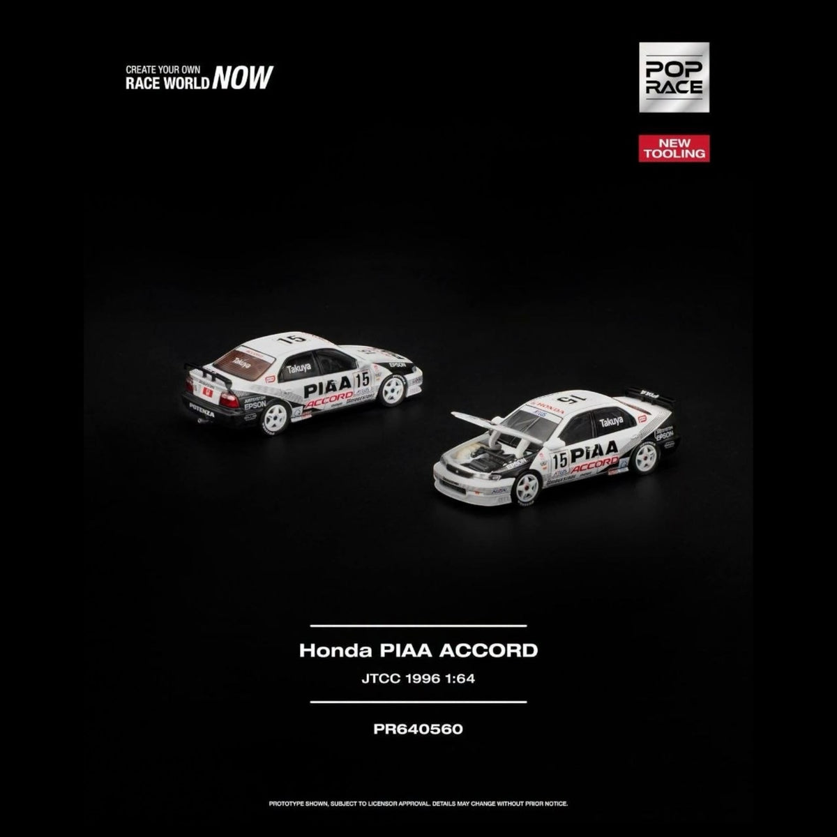 [Pre-Order]: Pop Race PR640560 Honda Accord JTCC 1966 PIAA new tooling