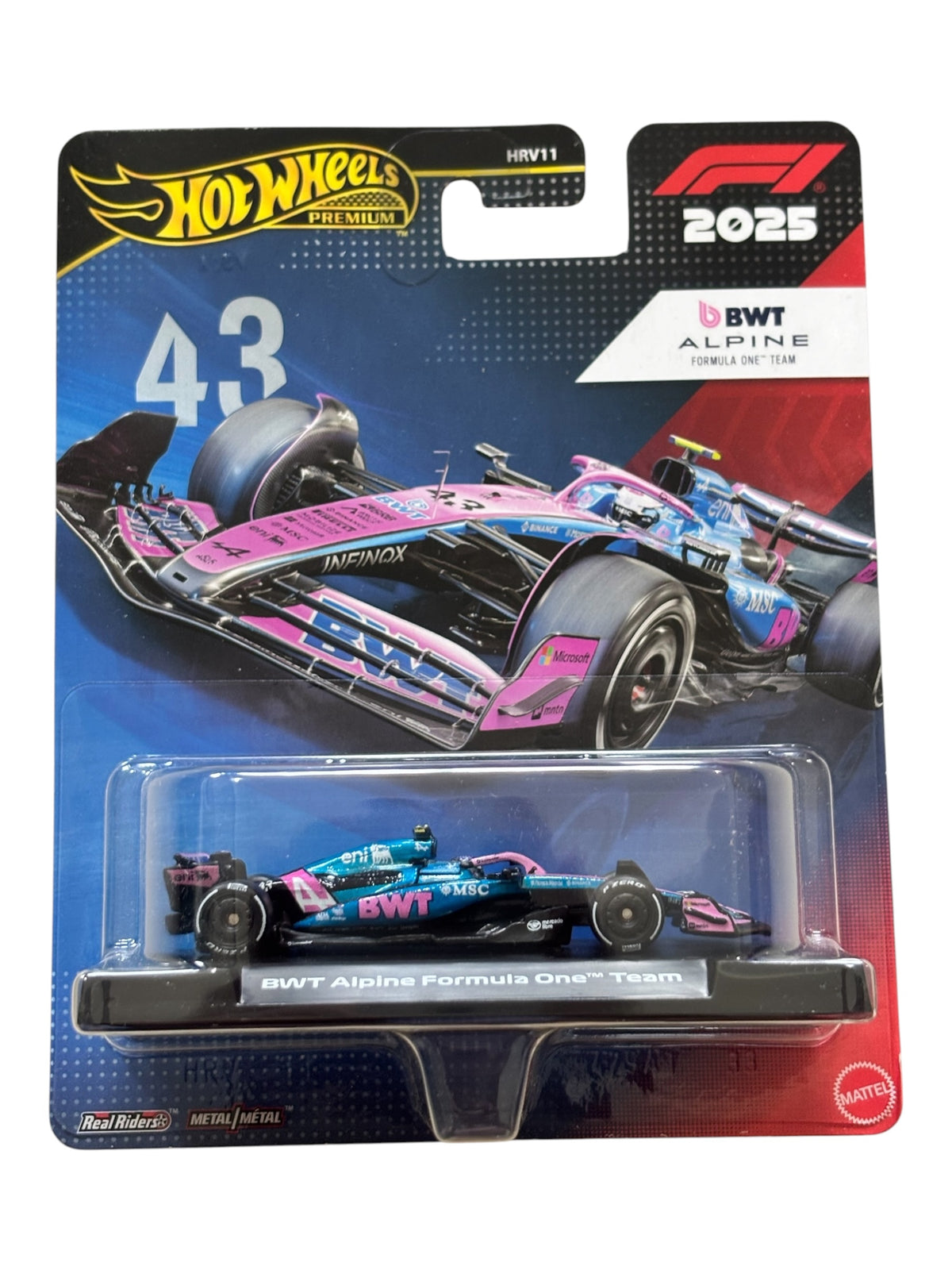 Hot Wheels Premium F1 - BWT Alpine (#43)