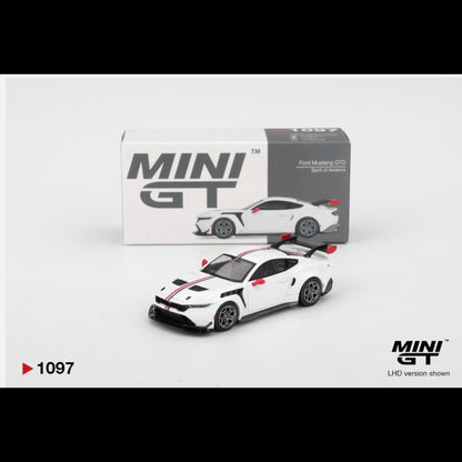 Mini GT Ford Mustang GTD Spirit of America #1097 1:64 | Boxed