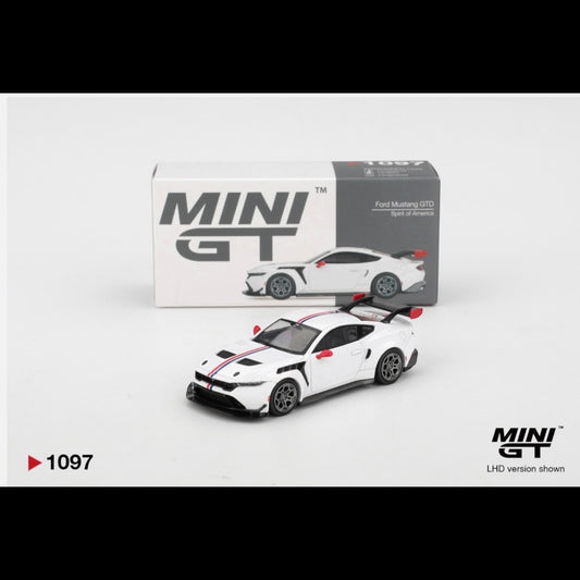 Mini GT Ford Mustang GTD Spirit of America #1097 1:64 | Boxed