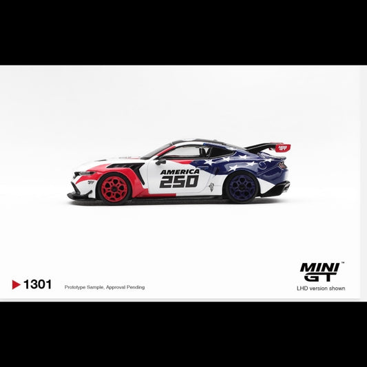 Mini GT Ford Mustang GTD America 250 USA Exclusive #1301 1:64 | Blister