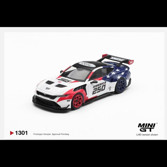 Mini GT Ford Mustang GTD America 250 USA Exclusive #1301 1:64 | Blister