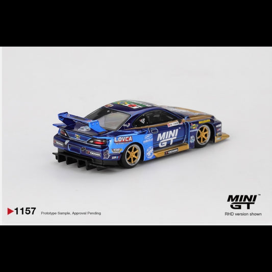 Mini GT Liberty Walk Nissan Silvia S15 LB-Super Silhouette #555 Formula Drift 2025 #1157 1:64 | Blister