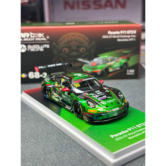 Almost Real AR Box Porsche 911 GT3 R #911 GT World Challenge Asia Mandalika 2026 1:64 | Chase
