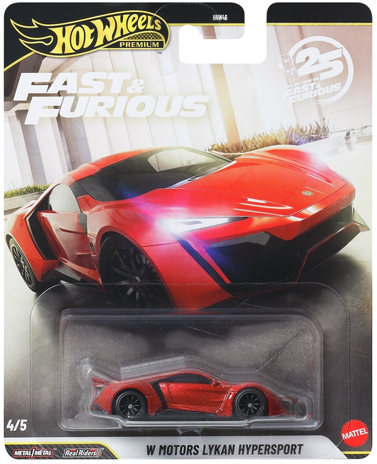 Hot Wheels fast and furious 2026 Premium W Motors Lykan Hypersport