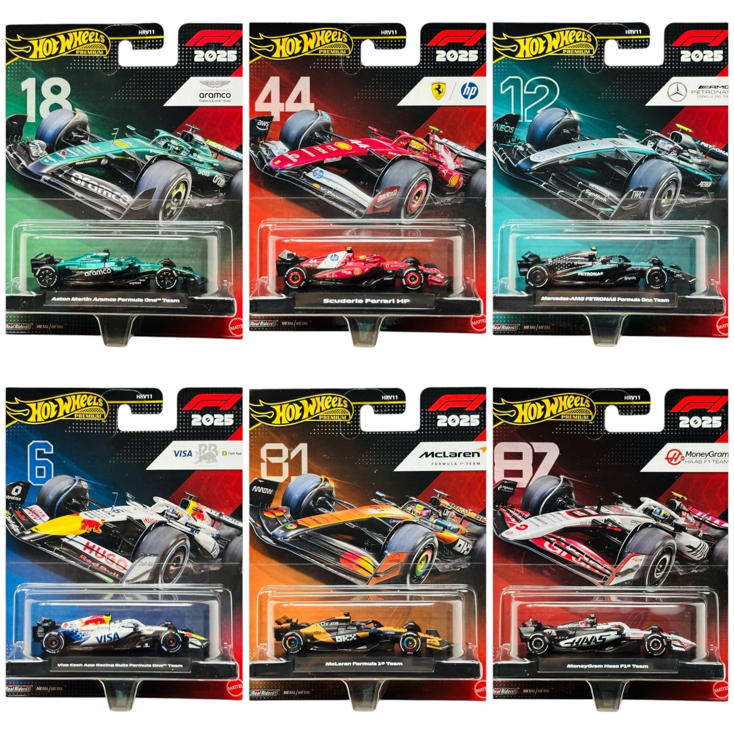 [Pre-Order Advance]: Hot Wheels Formula 1 set of 6