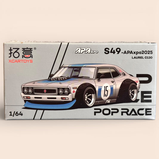 Pop Race Nissan Laurel C130 APAxpo china 2025 limited edition S49-APAxpo2025