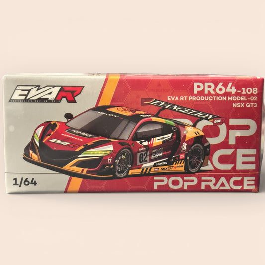 Pop Race EVA RT Production Model-02 NSX GT3 PR64-108