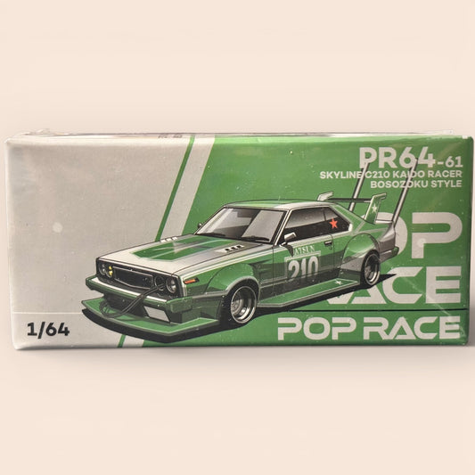 Pop Race Nissan Skyline C210 Kaido Racer Bosozoku style PR64-61