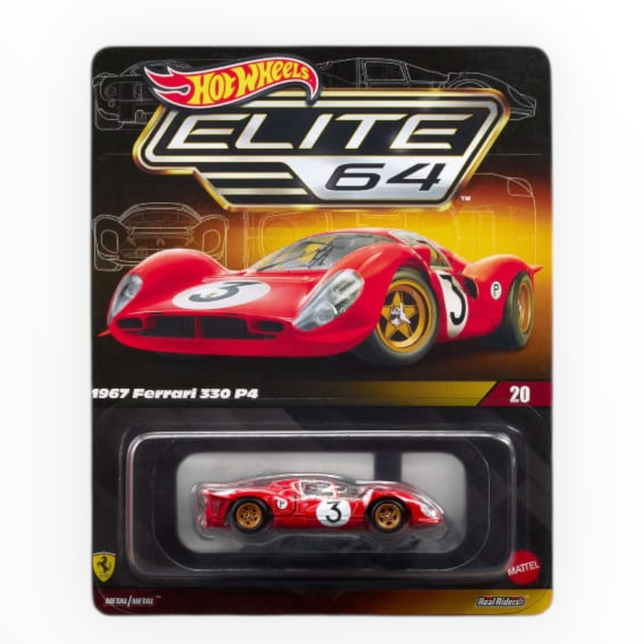 Hot Wheels Elite 64 1967 Ferrari 330 P4 – DiecastYard