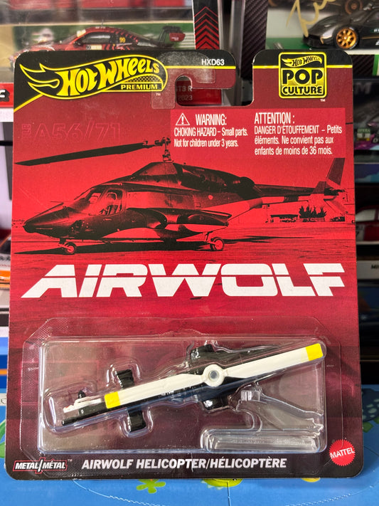 Hot Wheels premium Pop Culture Airwolf helicopter