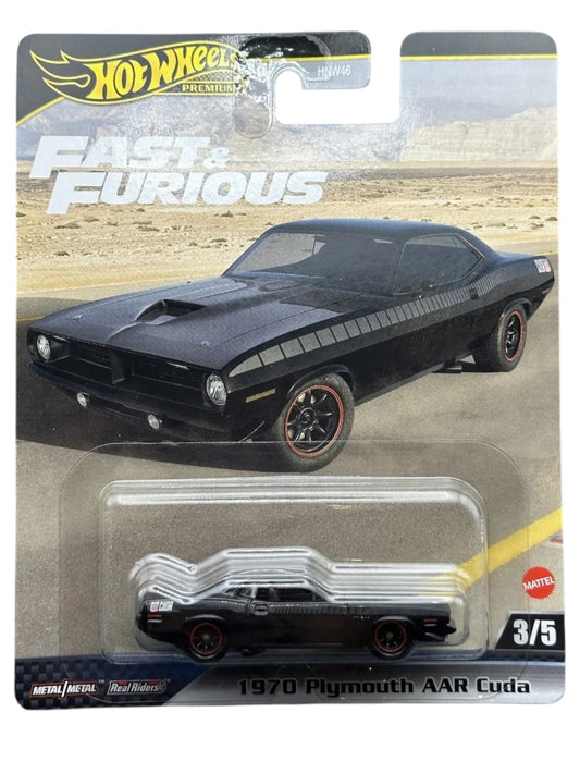 Hot Wheels Premium Fast and Furious 1970 Plymouth AAR Cuda