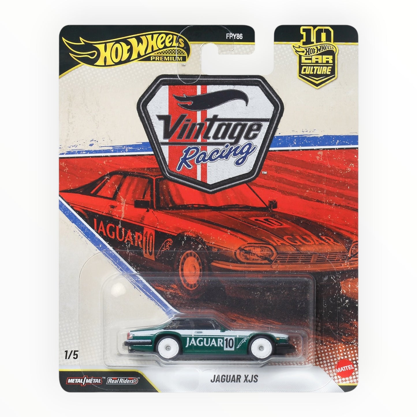 Hot Wheels Premium Vintage Racing Jaguar XJS