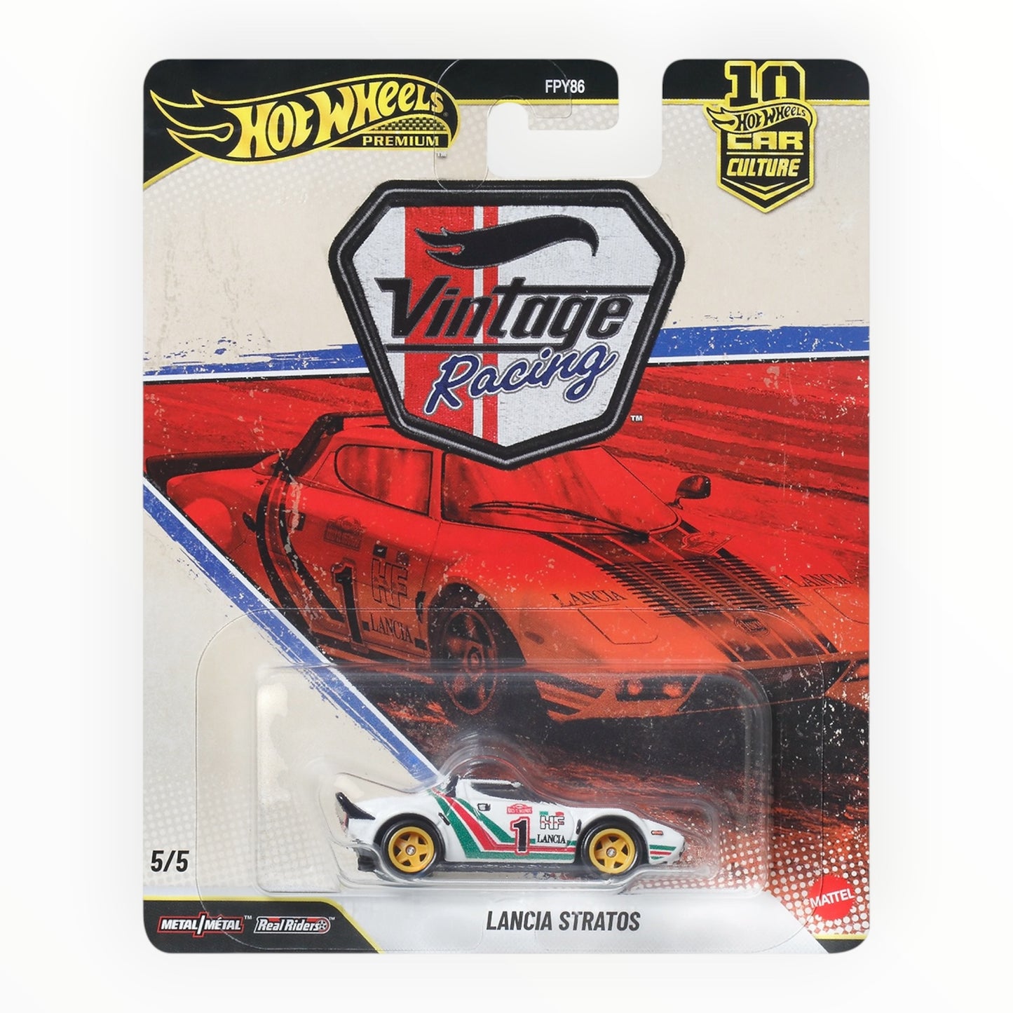 Hot Wheels Premium Vintage Racing Lancia Stratos