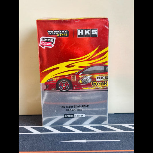 [Special Edition]: Tarmac Works HKS Hiper Silvia RS-2 Red Chrome