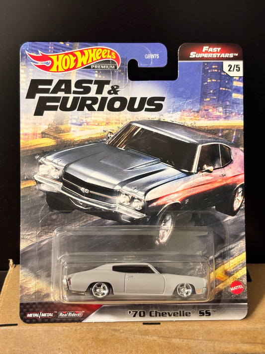 Hot Wheels Premium Fast and Furious fast superstars ‘70 Chevelle SS