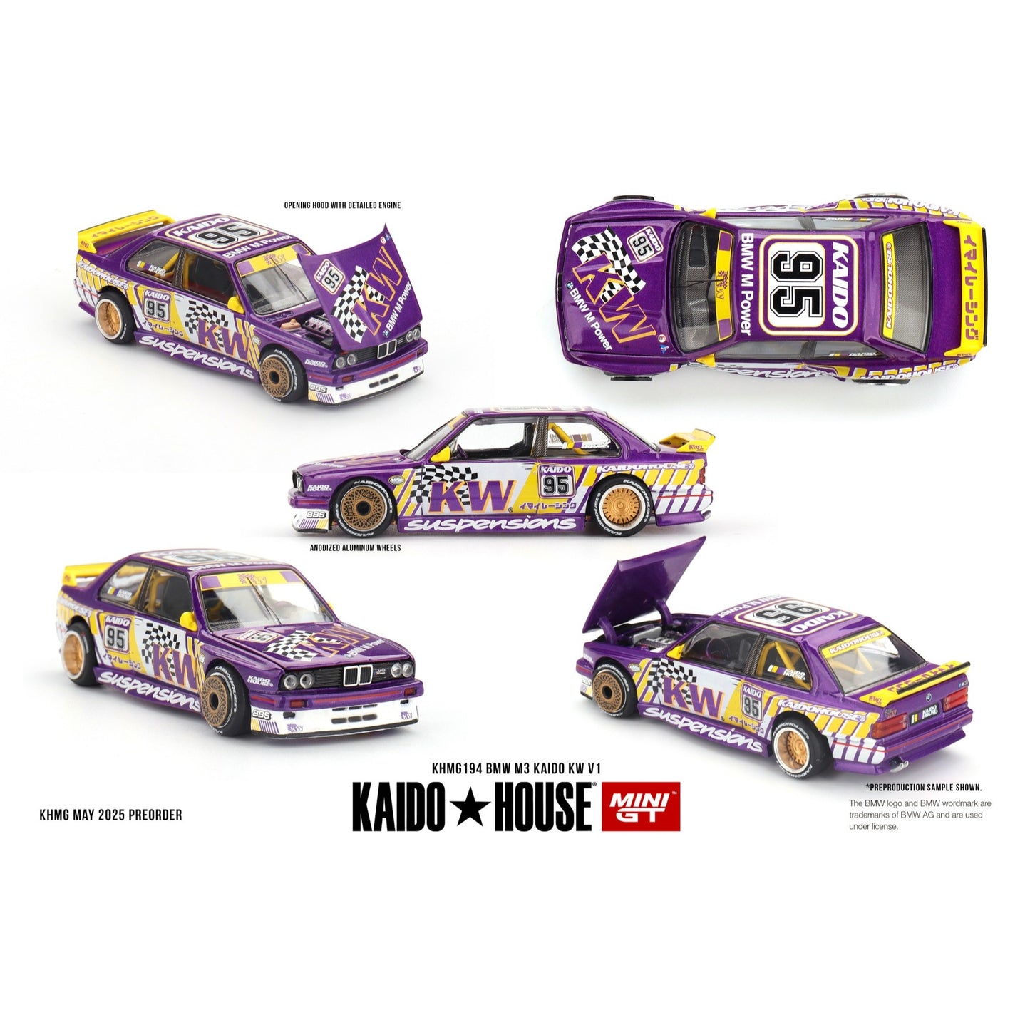 Kaido House KHMG194 BMW M3 Kaido KW V1