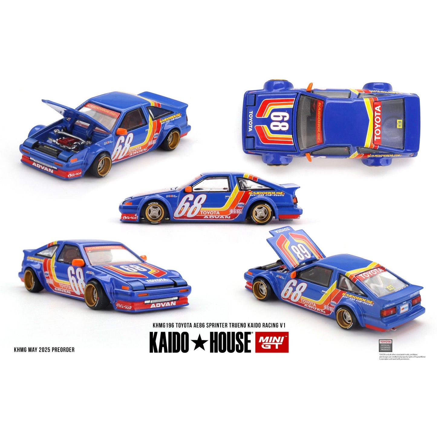 Kaido House KHMG196 Toyota AE86 Sprinter Trueno Kaido Racing V1