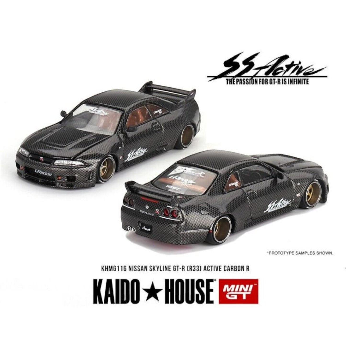 Kaido House KHMG116 Nissan Skyline GT-R (R33) Active Carbon R