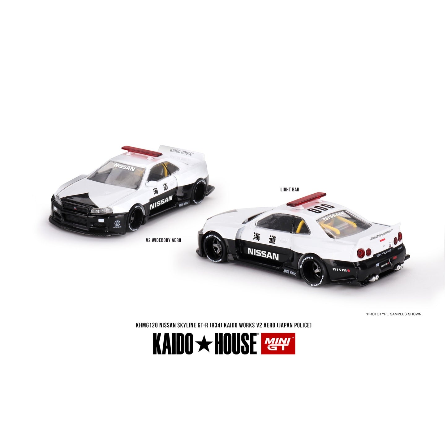 Kaido House KHMG120 Nissan Skyline GT-R R34 Kaido Works (V2 Aero) Police