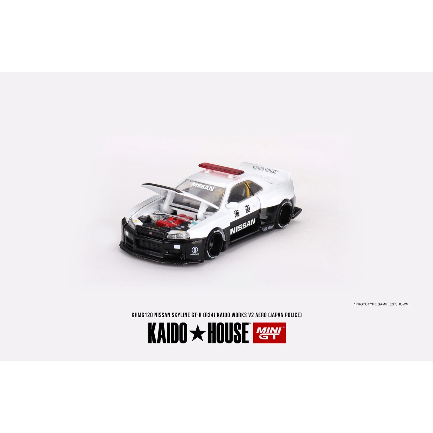 Kaido House KHMG120 Nissan Skyline GT-R R34 Kaido Works (V2 Aero) Police