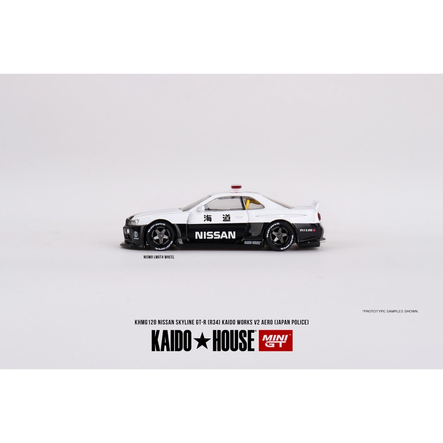 Kaido House KHMG120 Nissan Skyline GT-R R34 Kaido Works (V2 Aero) Police
