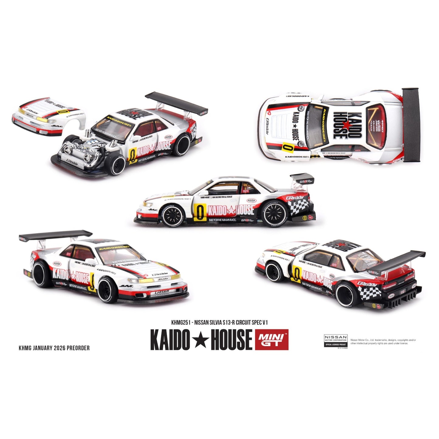 Kaido House KHMG 251 Nissan Silvia S13-R Circuit Spec V1
