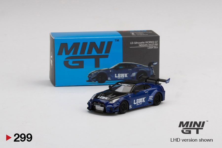 [Box] Mini GT LB-Silhouette WORKS GT NISSAN 35GT-RR Ver.2 LBWK Blue #299