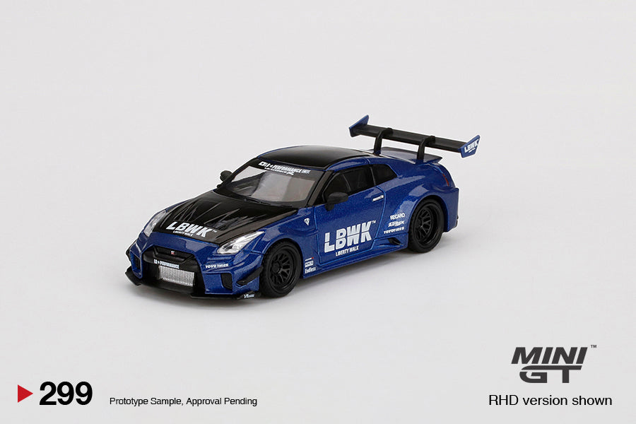 [Box] Mini GT LB-Silhouette WORKS GT NISSAN 35GT-RR Ver.2 LBWK Blue #299