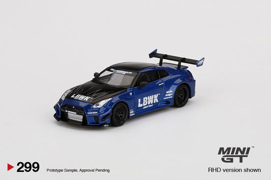 [Box] Mini GT LB-Silhouette WORKS GT NISSAN 35GT-RR Ver.2 LBWK Blue #299