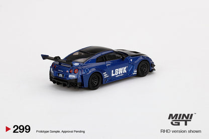 [Box] Mini GT LB-Silhouette WORKS GT NISSAN 35GT-RR Ver.2 LBWK Blue #299