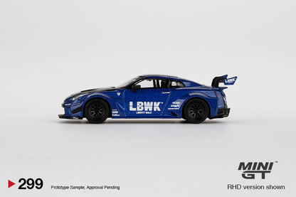 [Box] Mini GT LB-Silhouette WORKS GT NISSAN 35GT-RR Ver.2 LBWK Blue #299