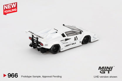 [Box] Mini GT Lamborghini Countach LB-WORKS White 2024 Tokyo Auto Salon #966