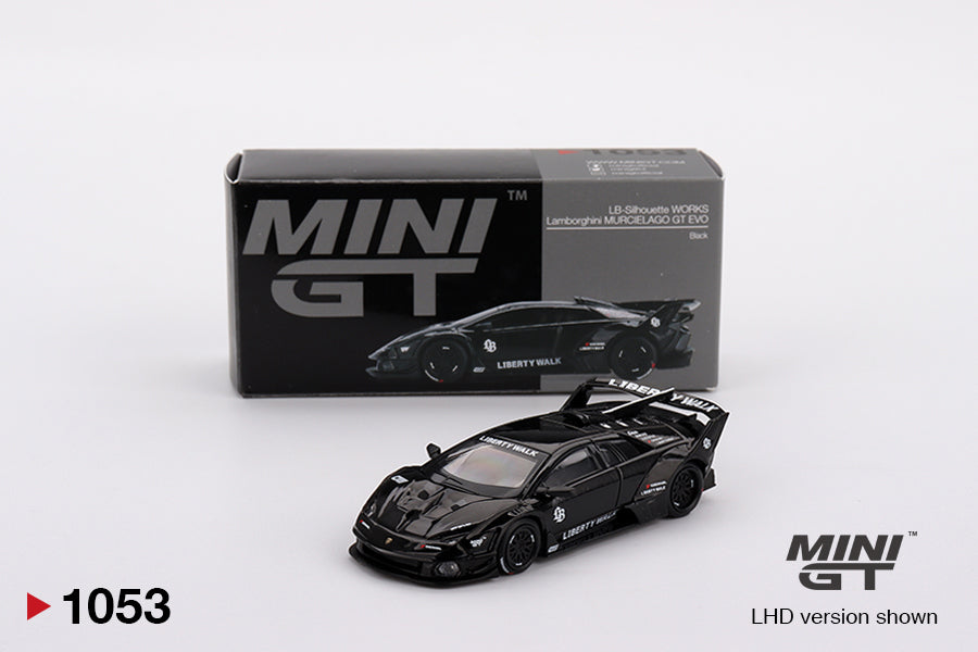 [Box] Mini GT LB-Silhouette works Lamborghini Murcielago GT Evo Black #1053
