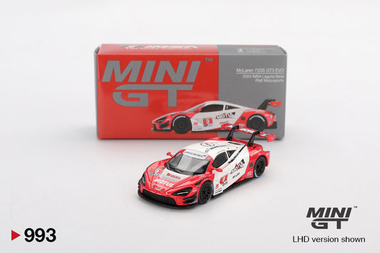 [Box] Mini GT McLaren 720S GT3 Evo Pfaff Motorsports 2024 IMSA Laguna Seca #993