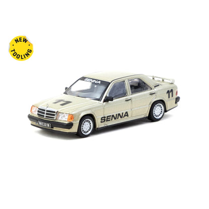 Tarmac Works Mercedes-Benz 190 E 2.3-16 Ayrton Senna Race of Champions 1984 1:64