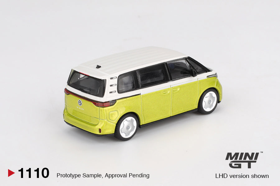 [Box] Mini GT Volkswagen ID. Buzz  Candy White/Pomelo yellow #1110