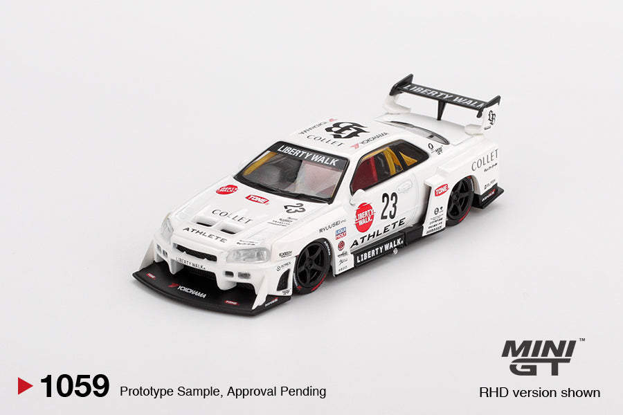 [Box] Mini GT Nissan LB-ER34 Super Silhouette ATHLETE/COLLET #1059