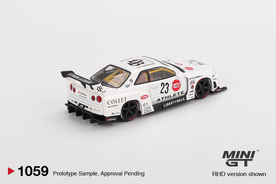 [Box] Mini GT Nissan LB-ER34 Super Silhouette ATHLETE/COLLET #1059