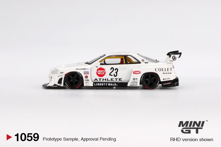 [Box] Mini GT Nissan LB-ER34 Super Silhouette ATHLETE/COLLET #1059