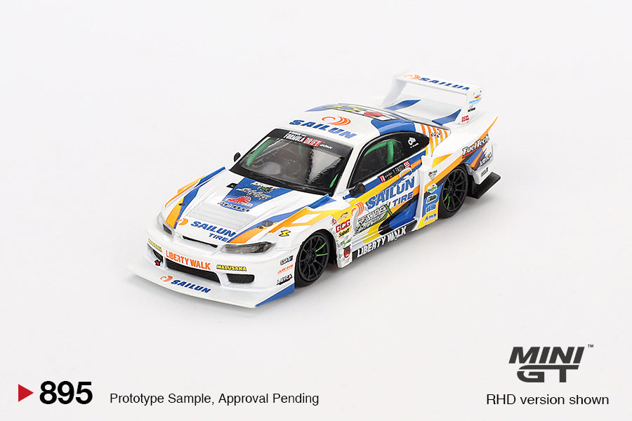 [Box] Mini GT LB-Super Silhouette Nissal S15 Silvia #555 2023 Formula Drift Japan #895
