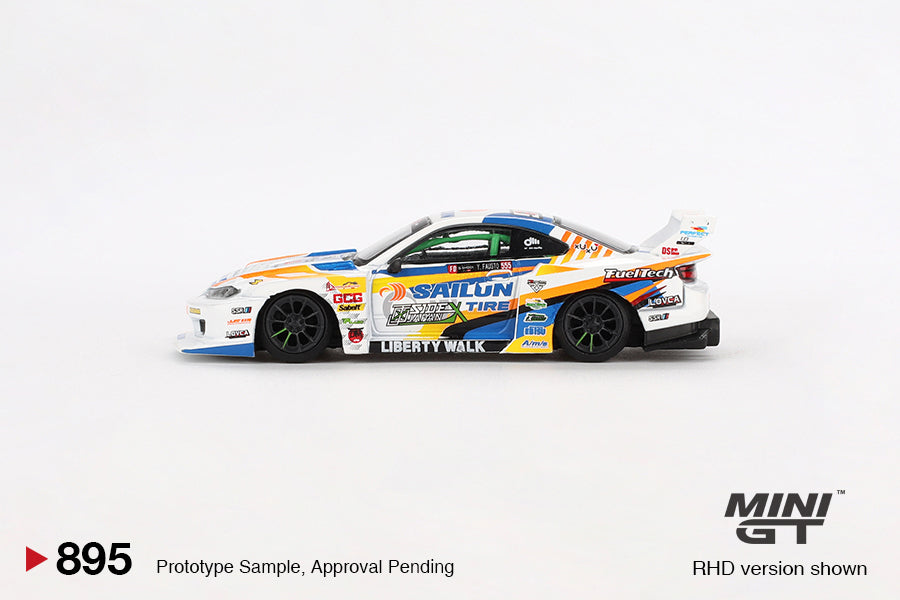 [Box] Mini GT LB-Super Silhouette Nissal S15 Silvia #555 2023 Formula Drift Japan #895